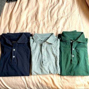 Spier and Mackay Shirt Collar Polo Long Sleeve Set of 3